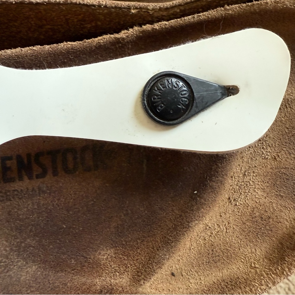Birkenstock Gizeh White Sandals Size 38 - Picture 10 of 11